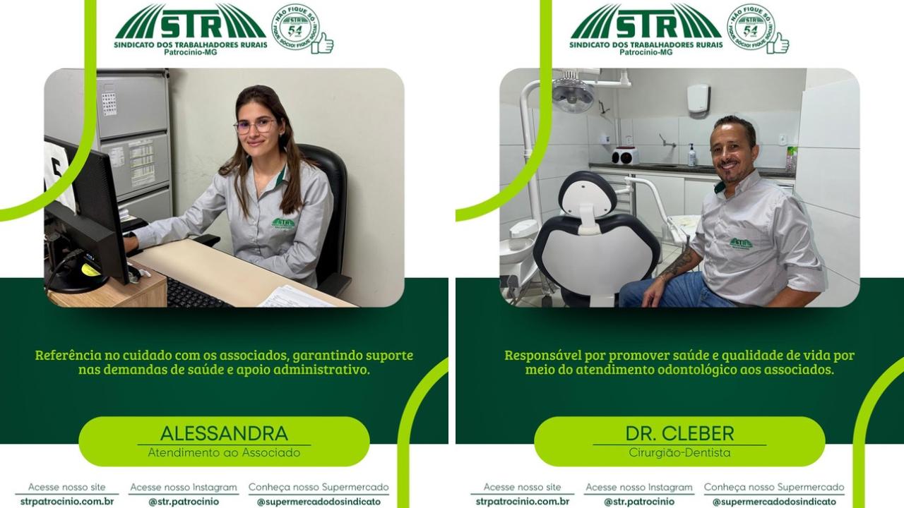 Imagem de dois funcionarios